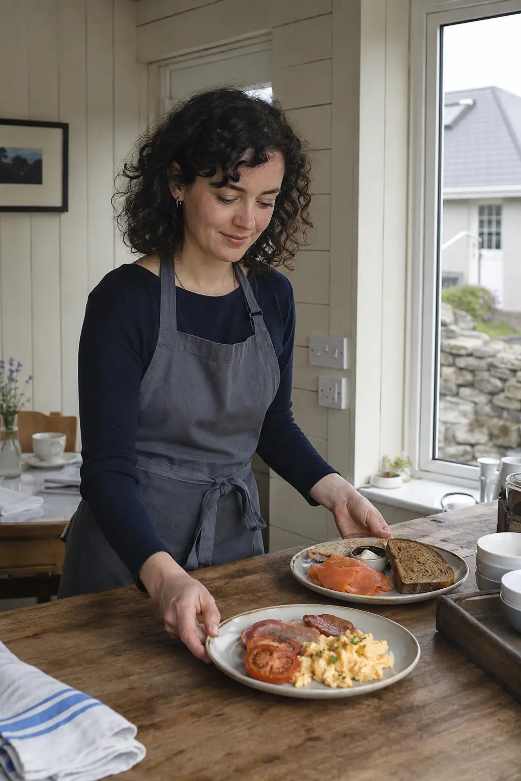 A Doolin business owner reviewing their website