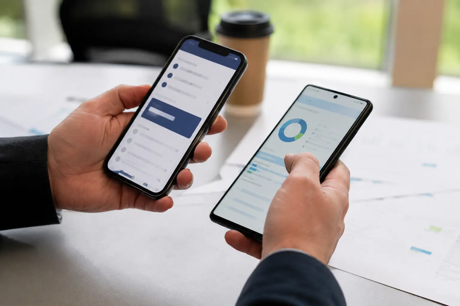 One app for both iPhone and Android