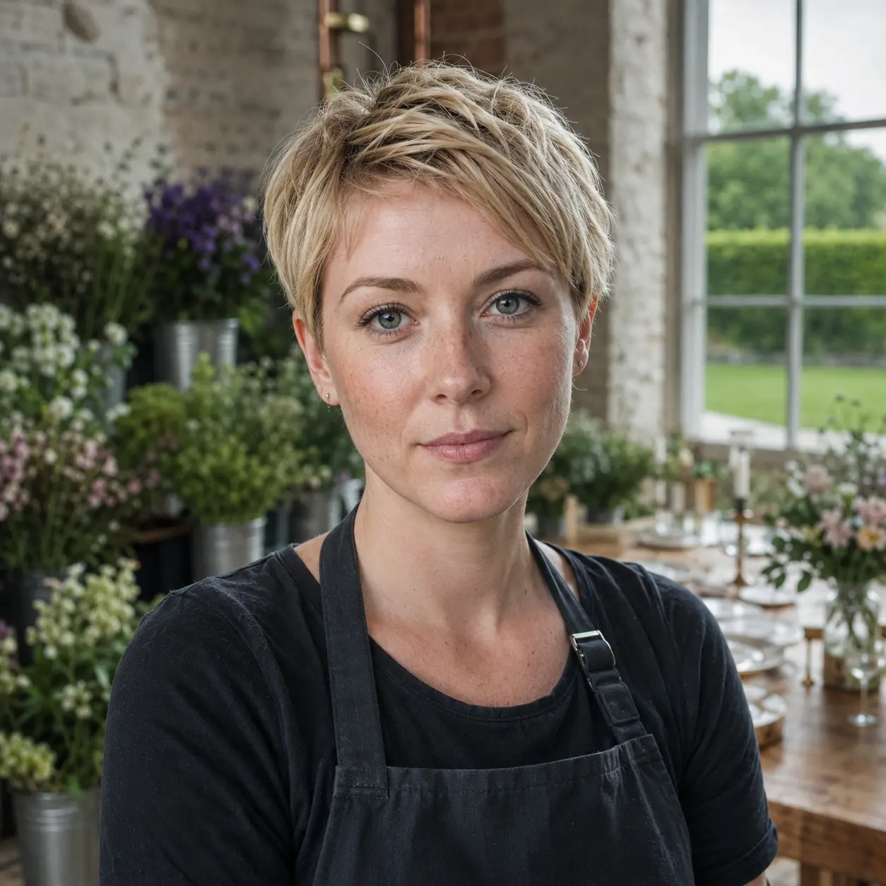 A wedding venue coordinator at the venue