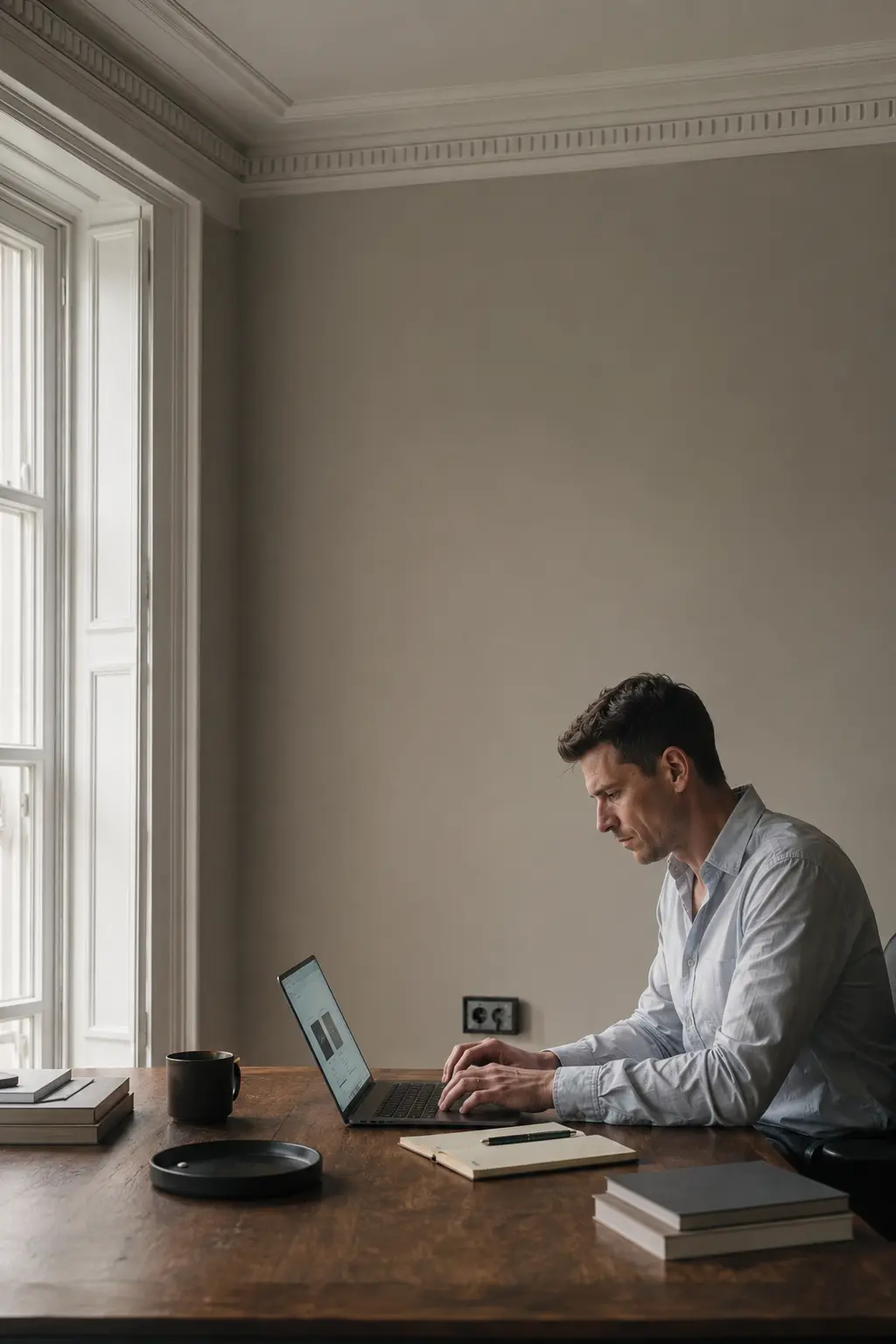 A Birr business owner reviewing their website