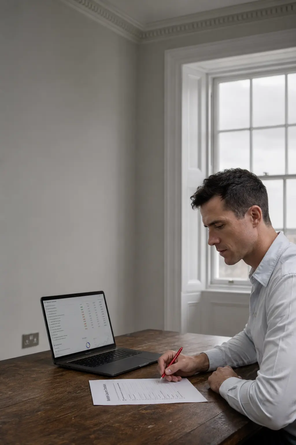 A Clara business owner reviewing their website
